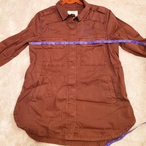NWT Sonoma utility jacket, burgundy, size M